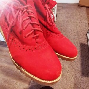 Hush Puppies Red Heels